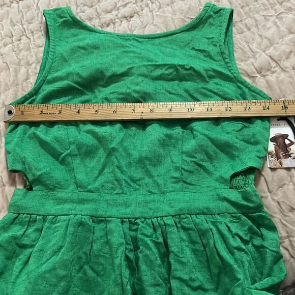 Sincerely Jules Vibrant Green Midi Dress new with tags size small - Picture 7 of 8